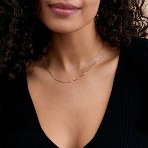 295 stamped Sterling silver necklace